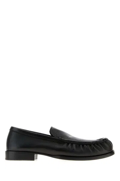 Dries Van Noten Round-toe Loafers In Black