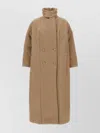 Dries Van Noten Beige Double Breasted Trench Coat
