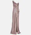 Dries Van Noten Ruffled Gown In Pink