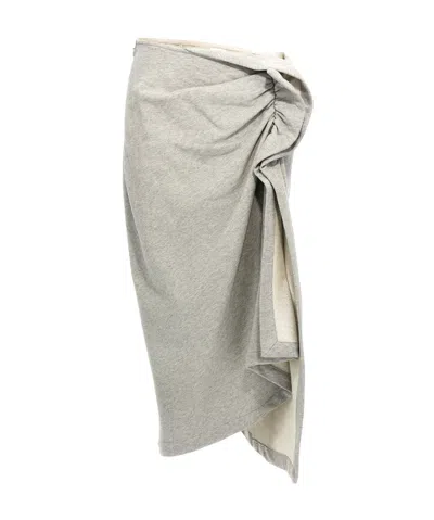 DRIES VAN NOTEN RUFFLED SKIRT