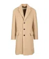 Dries Van Noten Rustic Coat In Neutral