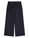 Dries Van Noten Sailor Wool Trousers In Blue