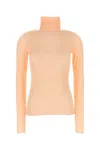 Dries Van Noten Stretch Nylon Turtleneck Top With Long Sleeves