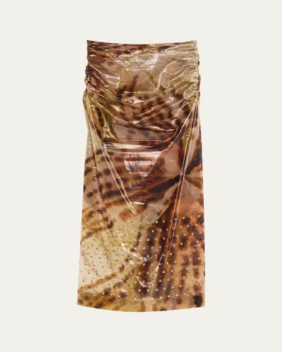 Dries Van Noten Sami Midi Skirt