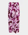 Dries Van Noten Gathered Midi Skirt
