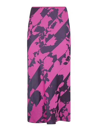 Dries Van Noten Sati Pencil Skirt In Purple