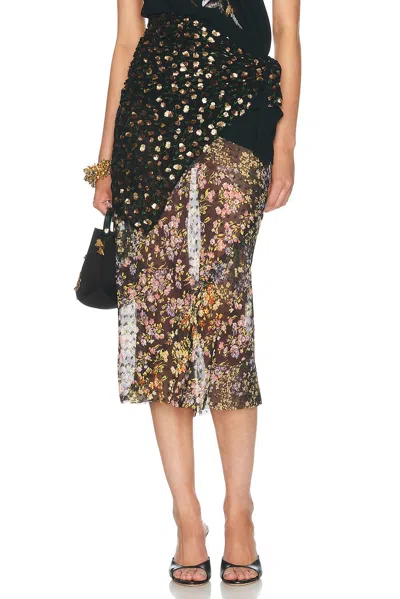 Dries Van Noten Sati Skirt In Black