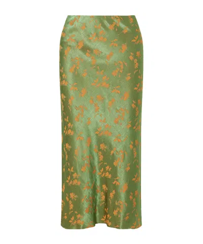 Dries Van Noten Sati Skirt In Green