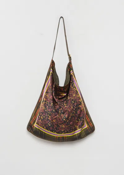 Dries Van Noten Scarf Bag, Large In Yellow 202