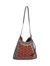 Dries Van Noten Modern Geometric Shoulder Bag With Adjustable Strap In Purple