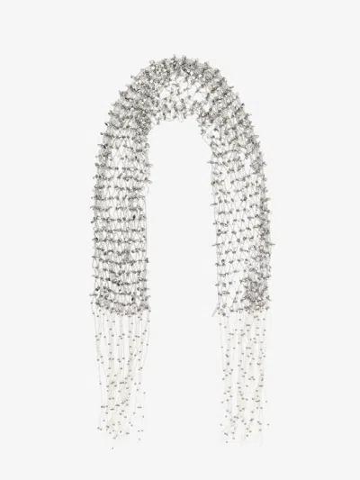 Dries Van Noten Women Scarf Necklace In Metallic