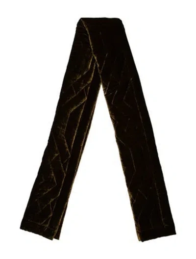 Pre-owned Dries Van Noten Scarf W/ Tags In Green