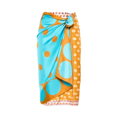 Pre-owned Dries Van Noten Scarfy Skirt 'd Dessin' | Multi-color | Women's Size Onesize