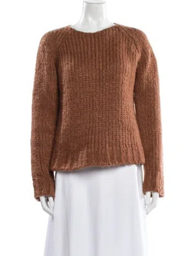 Pre-owned Dries Van Noten Scoop Neck Sweater In Brown