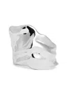Dries Van Noten Sculpted Metal Cuff In Silver
