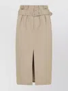 Dries Van Noten Seaches Beige Cotton Skirt