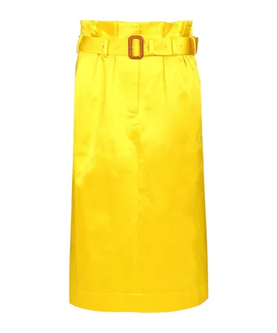 Dries Van Noten Mid-length Skirt In Yellow