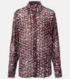 Dries Van Noten Chowy Shirt In Brown