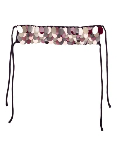DRIES VAN NOTEN SEQUIN COLLAR