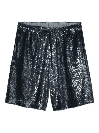 DRIES VAN NOTEN SEQUIN-EMBELLISHED SHORTS