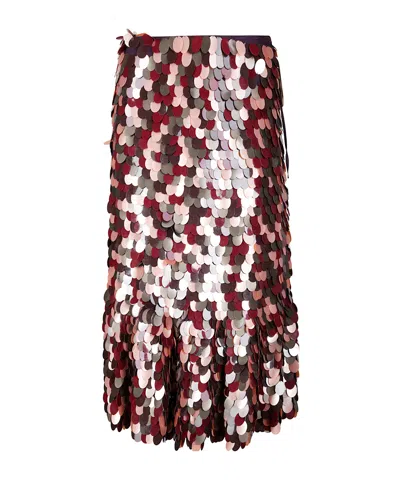 DRIES VAN NOTEN DRIES VAN NOTEN SEQUIN EMBELLISHED SKIRT