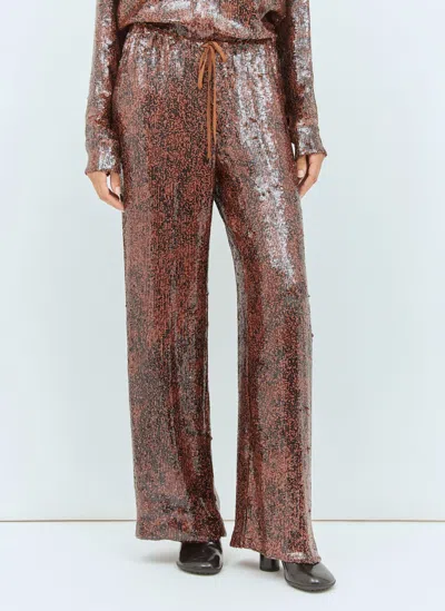 DRIES VAN NOTEN SEQUIN PANTS