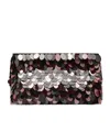 Dries Van Noten Rectangular Sequin Embellished Evening Clutch In Black