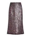 Dries Van Noten Sequined Skirt In Multicolor