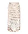 Dries Van Noten Sokna Embellished Midi Skirt In Multi