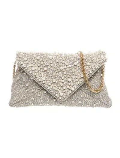 Pre-owned Dries Van Noten Sequins Evening Bag In Neutrals