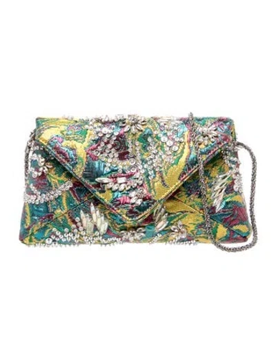 Pre-owned Dries Van Noten Sequins Minaudière In Multi
