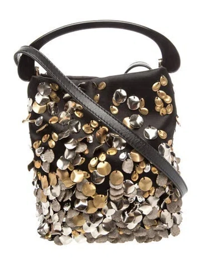 Pre-owned Dries Van Noten Sequins Top Handle Bag In Multi