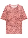 Dries Van Noten Floral Printed Crewneck T-shirt