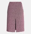 Dries Van Noten Shelda Midi Skirt In Pink