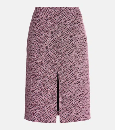 Dries Van Noten Shelda Midi Skirt In Brown