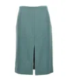 Dries Van Noten Shelda 9243 W.w.skirt Sky In Green