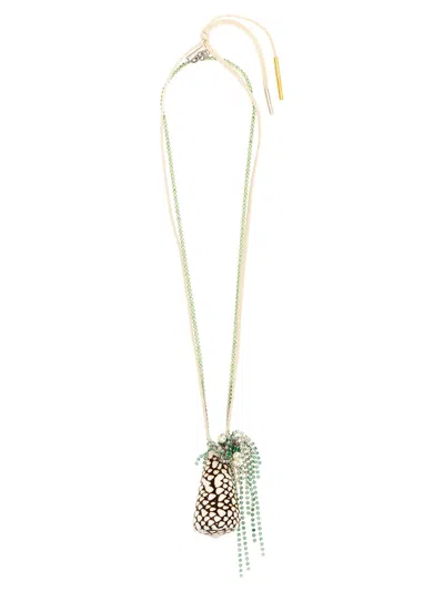 Dries Van Noten Pendant Necklace In Metallic