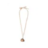 Dries Van Noten Shell Pendant Necklace In Pattern