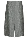 Dries Van Noten Shera Bis Cr 1428 W.w.skirt In Raf