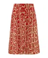 Dries Van Noten A-line Silhouette Animal Print Skirt In Multicolor