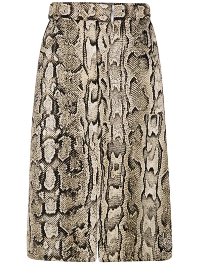 Dries Van Noten Sheraz 1417 W. W.skirt By  In Sand