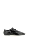 Dries Van Noten Shiny Leather Lace-up Shoe For Men In Black