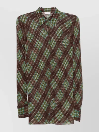 Dries Van Noten Shirt In Brown