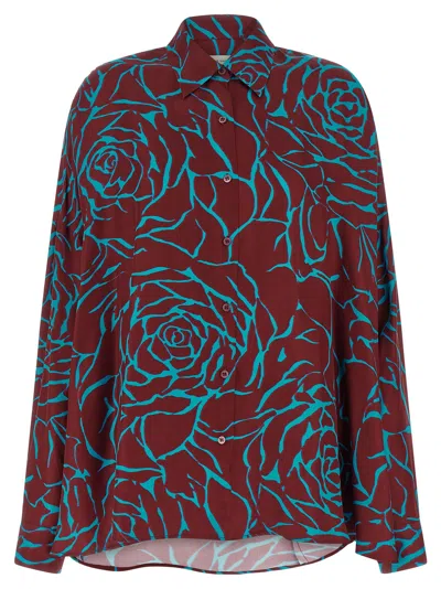 Dries Van Noten Shirt In Burgundy