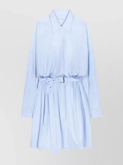 DRIES VAN NOTEN SHIRT DRESS BELTED WAIST