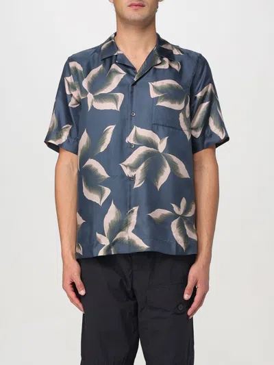DRIES VAN NOTEN SHIRT DRIES VAN NOTEN MEN COLOR BLUE,G58877009