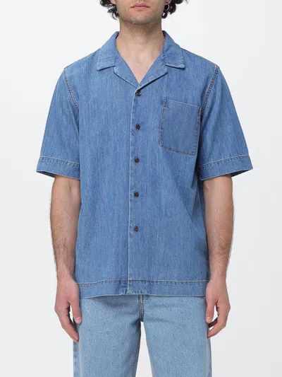Dries Van Noten Shirt  Men Color Blue