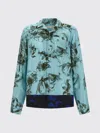 Dries Van Noten Floral Pattern Long Sleeves Shirt With Chest Pocket In Multi