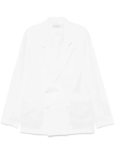 Dries Van Noten Shirt Jacket Caplans Bis In White