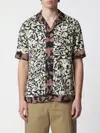 Dries Van Noten Short-sleeve Abstract Pattern Shirt With Camp Collar In Multi